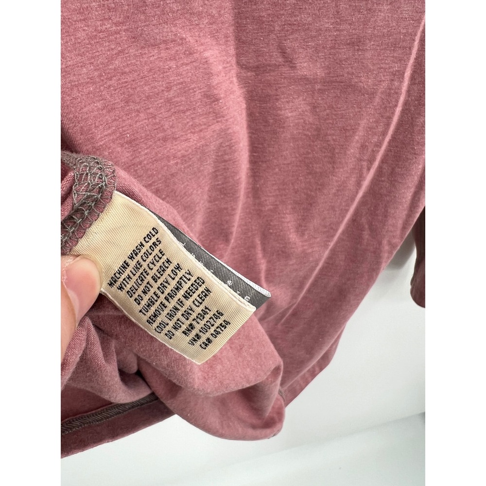 LL Bean Insect Shield Repellent Long Sleeve Shirt Rose Pink Hiking Large - Picture 9 of 9